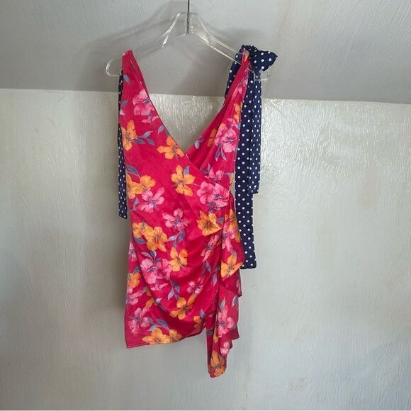 Revolve Lovers + Friends Kelton Tropical Floral Print Mini Dress - Picture 7 of 11